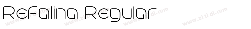 Refalina Regular字体转换 Refalina Regular字体转换